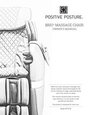 Positive posture PP7913E Owner's Manual