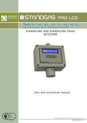 Duran Electronica STANDGAS PRO LCD User And Installation Manual