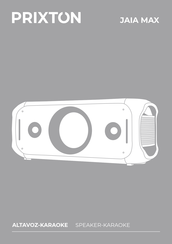 PRIXTON JAIA MAX Manual