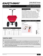 EarthWay FLEX-SELECT F80S Assembly Instructions Manual