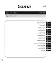 Hama Santa Cruz Operating Instructions Manual