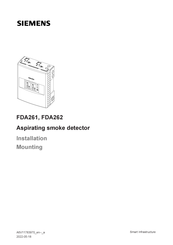 Siemens FDA262 Installation Manual
