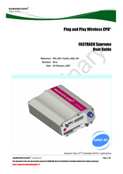 Wavecom Fastrack Supreme 10 User Manual
