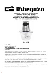 Orbegozo MC 4650 Instruction Manual