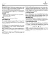 Orliman OP1154 Instructions For Use And Preservation