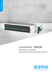 E-T-A RCI11 Instruction Manual