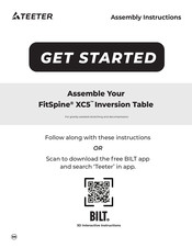 Teeter FitSpine XC5 Assembly Instructions Manual