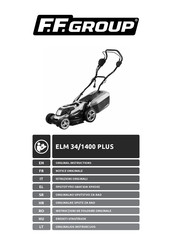 F.F. Group ELM 34/1400 PLUS Original Instructions Manual