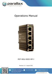 Parallax PDT-NSU-0005-MP-I Operation Manual