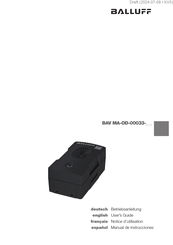 Balluff BAV MA-OD-00033-02 User Manual