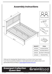 GrainWood GP0316 Assembly Instructions Manual
