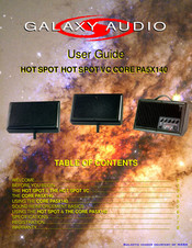 Galaxy Audio PA5X140 User Manual