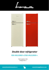FRAM FDD-VRL212RDE++ Manual