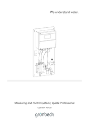 Grunbeck spaliQ Professional Operation Manual