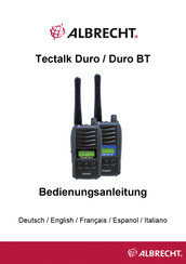 Albrecht Tectalk Duro BT Manual