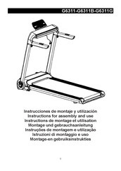 BH FITNESS Runlab Plus G6311G Instructions For Assembly And Use