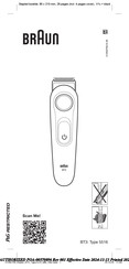 Braun BT3 Manual