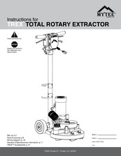 Mytee T-REX Instructions Manual