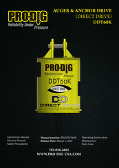 Pro-dig DDT60K Instruction Manual