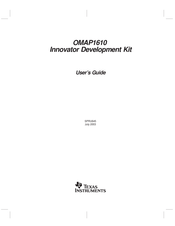 Texas Instruments OMAP1610 User Manual