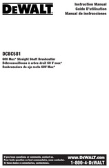 DeWalt DCBC581 Instruction Manual