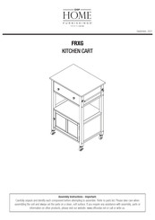 OSP Home Furnishings FRXG Assembly Instructions Manual
