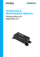 ViscoTec preflow VIEWEG plug'n'dose 2.0 Operation & Maintenance Manual