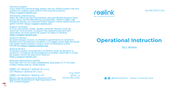 Reolink RLC-811WA Operational Instruction