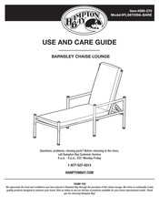 HAMPTON BAY 589-270 Use And Care Manual