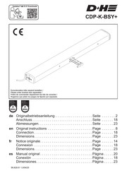 D+H CDP-K-BSY+ Series Original Instructions Manual