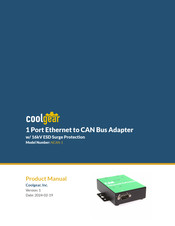 CoolGear NCAN-1 Product Manual