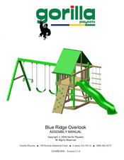 Gorilla Playsets Blue Ridge Overlook Assembly Manual