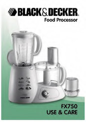 Black & Decker FX750 Use & Care Manual