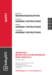 BabyGo SKIPPY Assembly Instructions Manual