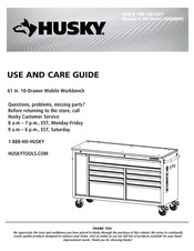 Husky H61MWC10SRWHT Use And Care Manual
