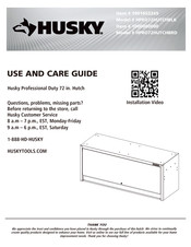 Husky HPRO72HUTCHBRD Use And Care Manual