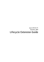 Acer SF314-71 Lifecycle Extension Manual