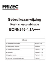 Frilec BONN245-4.1A+++ User Instruction