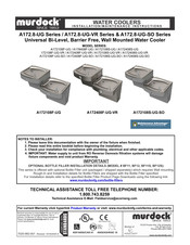 Murdock A172.8-UG-VR Series Installation & Maintenance Instructions Manual
