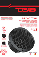 Ds18 PRO-ZT69 Owner's Manual