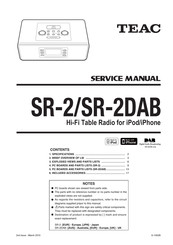 Teac SR-2DAB Service Manual