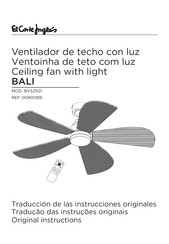 El Corte Inglés BALI BV52501 Original Instructions Manual