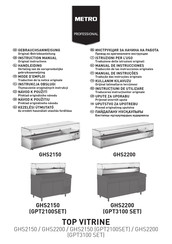 METRO PROFESSIONAL GHS2200 Instruction Manual