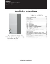 Carrier 37MGHAQ30EA3 Installation Instructions Manual