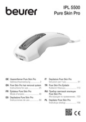 Beurer IPL 5500 Instructions For Use Manual