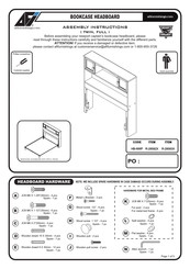 AFi R-20332X Assembly Instructions Manual