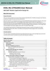 Infineon iMOTION EVAL-M1-CTF620N3 User Manual