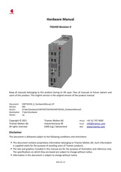 Triamec TSD Series Hardware Manual
