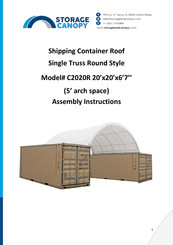 Storage Canopy C2020R Assembly Instructions Manual