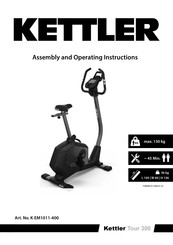 Kettler K-EM1011-400 Assembly And Operating Instructions Manual
